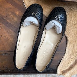 Halston Heritage Black Flats Size 37 1/2